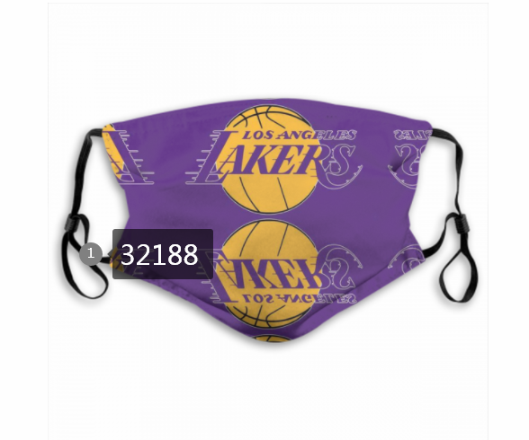 NBA 2020 Los Angeles Lakers36 Dust mask with filter